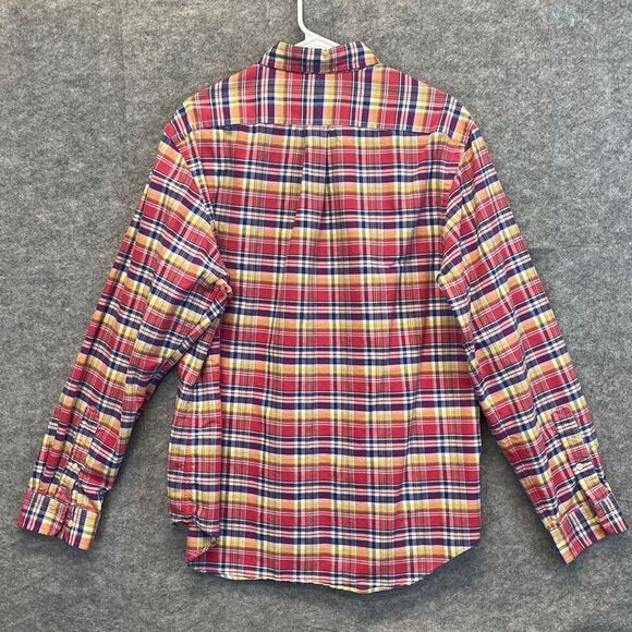RALPH LAUREN Shirt Men's XL Multicolor Plaid Long Sleeve Collared Button Down - Picture 8 of 11